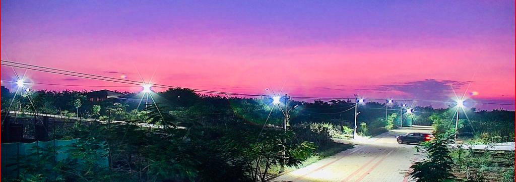 Hillock roads sunset Vikarabad